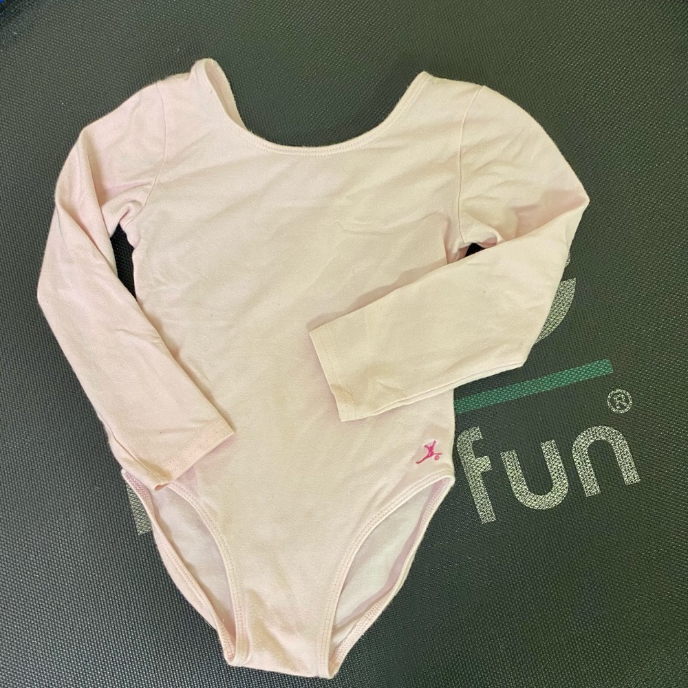 Long sleeve kids leotard